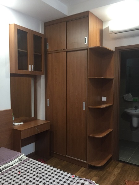 tủ quần áo gỗ công nghiệp 2 cánh