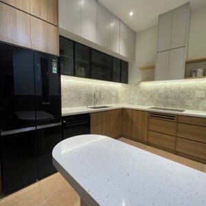 Tủ bếp MDF phủ Melamine HTP0001