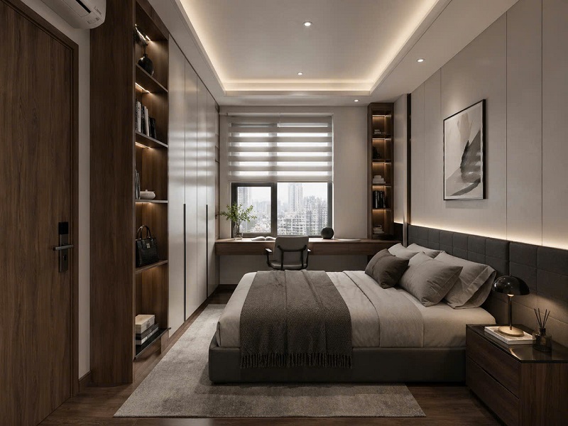 Tủ Quần Áo Gỗ Công Nghiệp MDF HTP006 - Ảnh 2